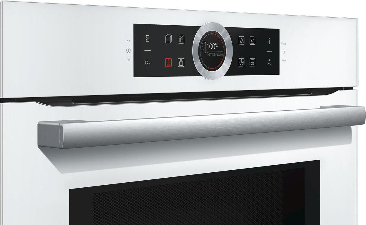 Компактный духовой шкаф электрический с микроволнами Bosch CMG633BW1