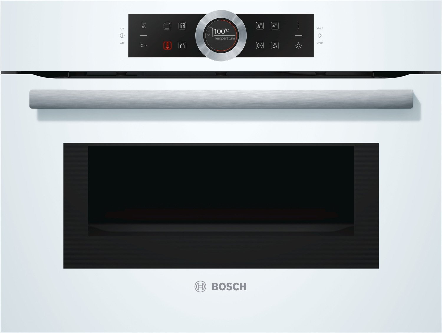 Компактный духовой шкаф электрический с микроволнами Bosch CMG633BW1