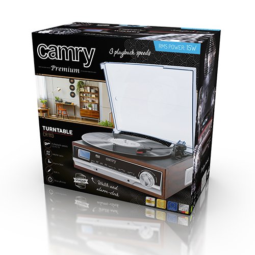 Виниловый проигрыватель с радио Camry CR 1113