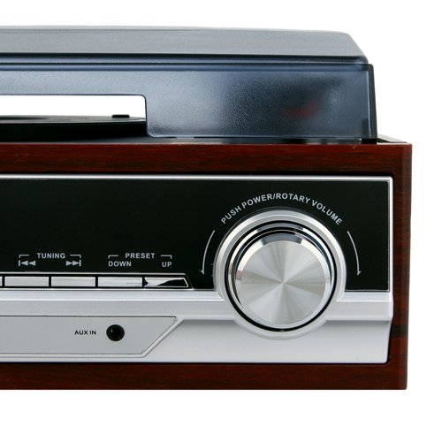 Виниловый проигрыватель с радио Camry CR 1168 с Bluetooth/MP3/USB/SD/записью