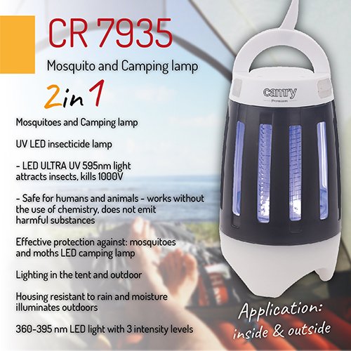 Lampa UV anti-insecte Camry CR 7935