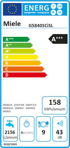 Встраиваемая посудомоечная машина, 45 cm  Miele G 5840 SCi SL