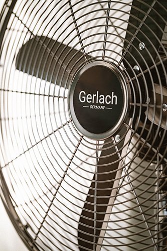 Вентилятор настольный металлический Gerlach GL 7327, 100 Вт, диаметром 40 см, 3 настройки скорости