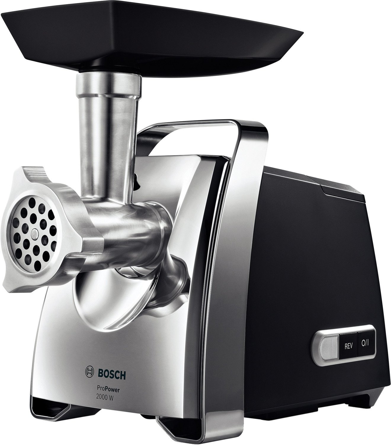 Мясорубка Bosch MFW67440, ProPower 2000 W, чёрный - металлик