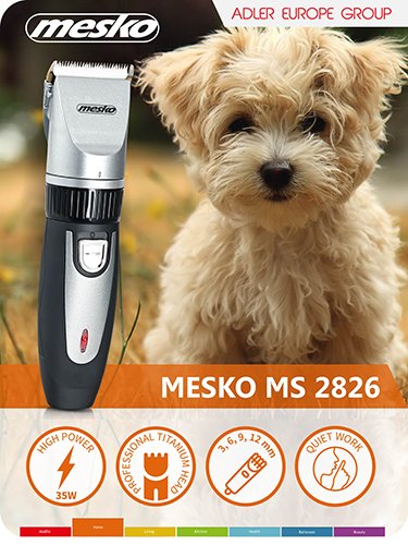 Машинка для стрижки животных Mesko MS 2826