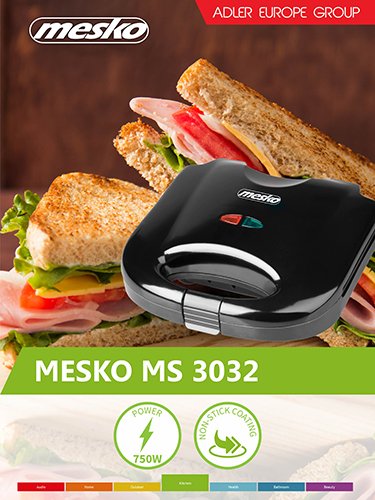 Бутербродница Mesko MS 3032