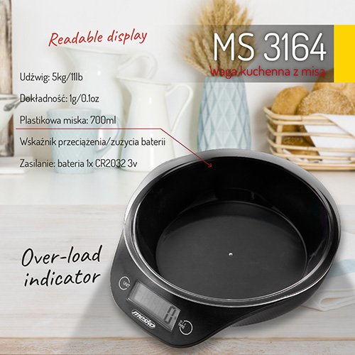 Весы кухонные Mesko MS 3164