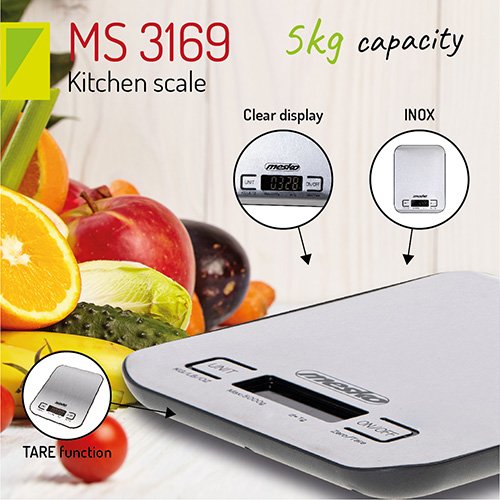 Весы кухонные Mesko MS 3169 black