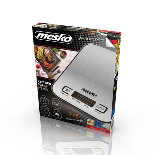 Весы кухонные Mesko MS 3169 black