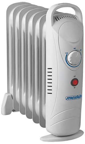 Масляный обогреватель Mesko MS 7804, 800 Вт, плавный контроль температуры