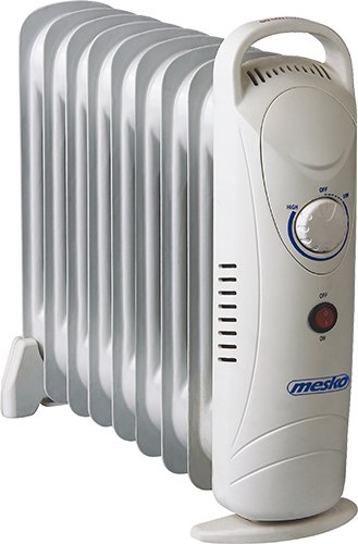Масляный обогреватель Mesko MS 7805, 1000 Вт, плавный контроль температуры