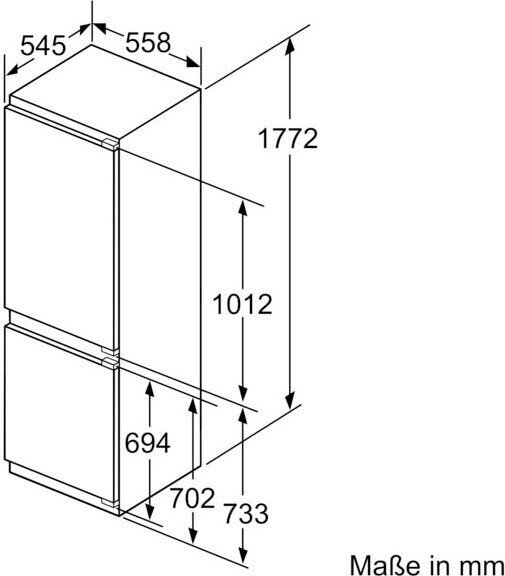 Combina frigorifica integrata Bosch KIS86AFE0 Seria I 6
