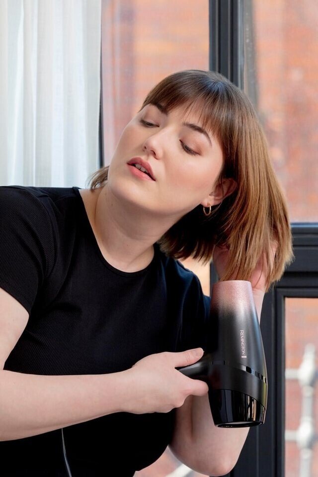 Uscător de păr Remington Rose Shimmer D5305, 2200W, 2 viteze, 3 trepte temperatura