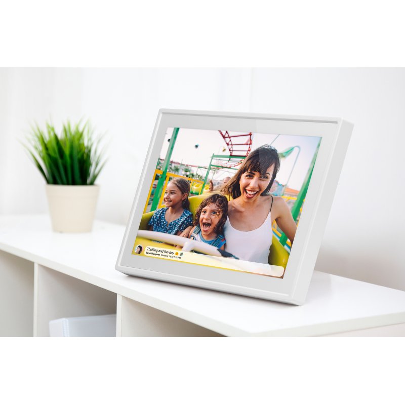 Цифровая WiFi фоторамка BRAUN DigiFrame 1019 WiFi белый ( 21259 )